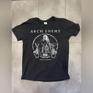 Black Arch Enemy Graphic T-Shirt Large